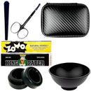 Kit Fumo Case Slick Silicone Seda Cuia Porta Cigarro Tesoura