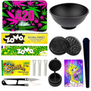 Kit Sedas Zomo Bandeja De Metal Tesoura Slick Cuia Piteira