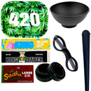 Kit Bandeja Seda Slick Porta Cigarros Piteira Cuia Tesoura