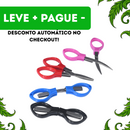 Tesoura Dobrável Portátil Com Ponta Em Metal Corte Preciso Compacta Resistente Multiuso Viagem Tabacaria Acessório