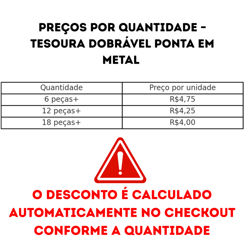Tesoura Dobrável Portátil Com Ponta Em Metal Corte Preciso Compacta Resistente Multiuso Viagem Tabacaria Acessório