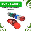 Dichavador De Metal 40mm 4 Partes Preto Sem Logo Com Tela Peneira + Pá Kief Compacto Resistente Tabacaria Headshop