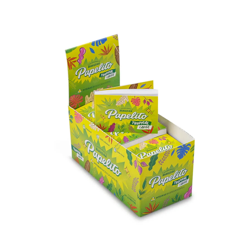 Piteira Papelito Tropical Large 24PC/CX