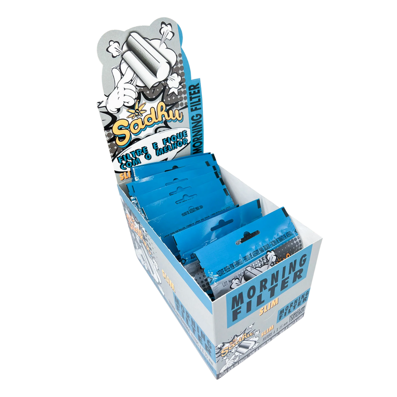 Filtro De Acetato Sadhu Morning Slim 10PC/CX