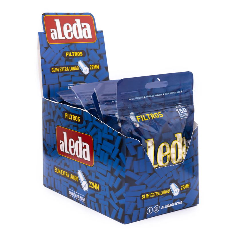 Filtro aLeda Slim Extra Long 10PC/CX