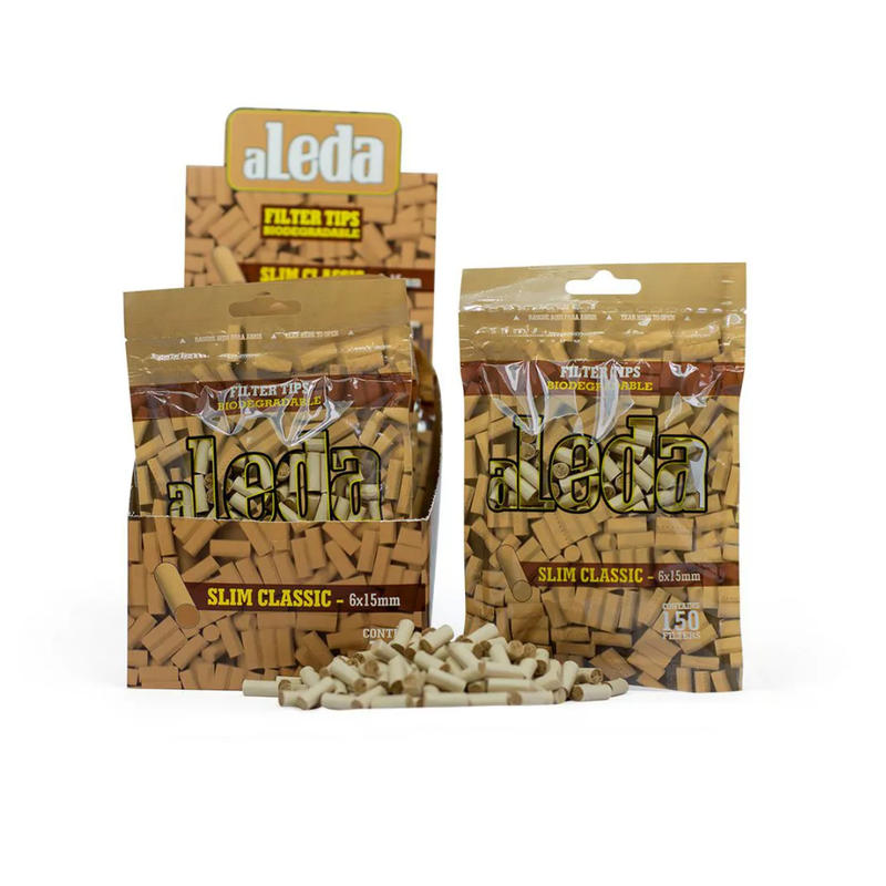 Filtro aLeda Biodegradável Slim Classic 10PC/CX