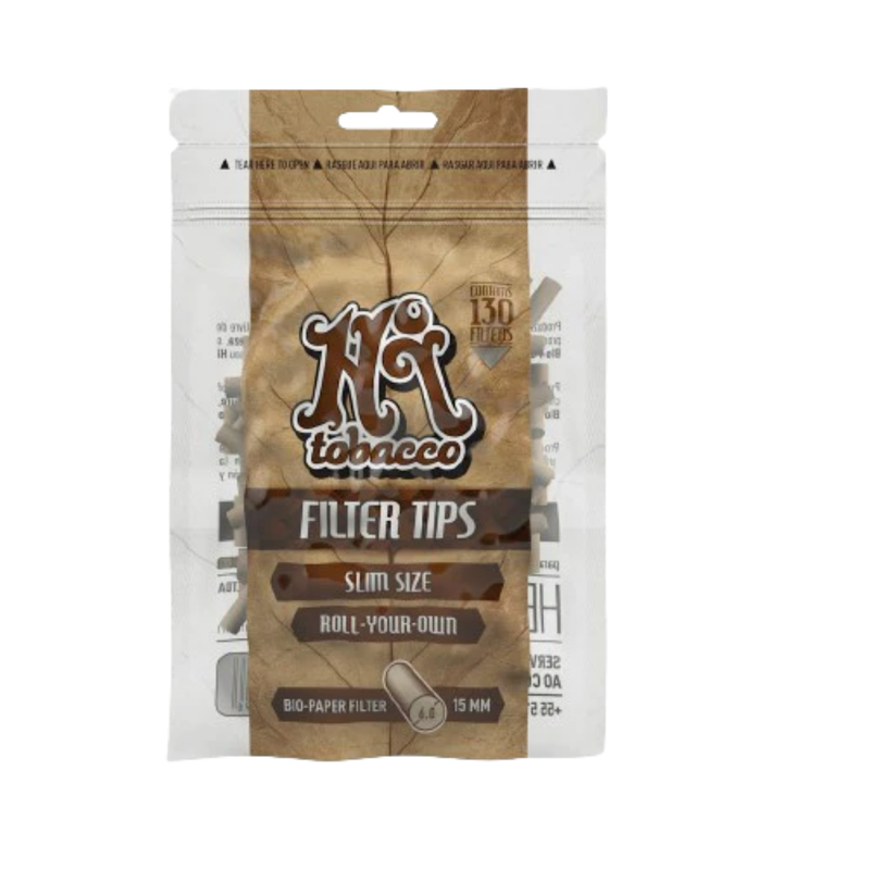 Filtro Hi Tobacco Biodegradável Slim Size 10PC/CX
