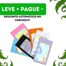 Kit 10 Sacos Zip Lock 10x8cm Coloridos para Armazenamento