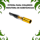 Piteira Para Cigarros Redutora De Substâncias Filtro Reutilizável Portátil Tabacaria Headshop Acessório Fumar