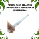 Piteira Para Cigarros Transparente Redutora De Substâncias Filtro Portátil Tabacaria Headshop Fumar Saúde Reutilizável