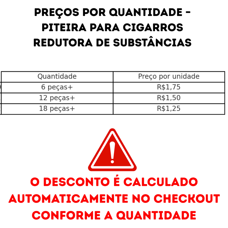 Piteira Para Cigarros Transparente Redutora De Substâncias Filtro Portátil Tabacaria Headshop Fumar Saúde Reutilizável