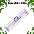 Bolador Automático Zig Zag Transparente Acrílico 110mm Tabacaria Cigarro Seda Fumo