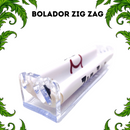 Bolador Automático Zig Zag Transparente Acrílico 110mm Tabacaria Cigarro Seda Fumo