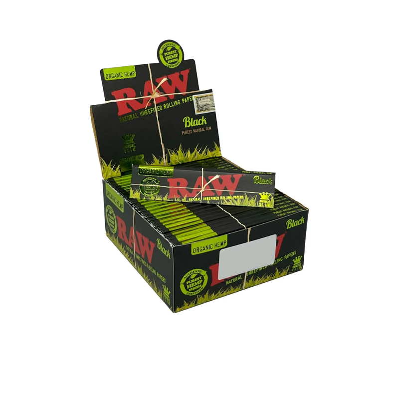 Seda Raw Black Organic Hemp King Size 50PC/CX