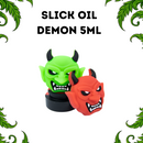 Slick Oil Demon Silicone 5ml Pote Reutilizável Estilizado Resistente Portátil Tabacaria Headshop Armazenamento Óleo Extrato