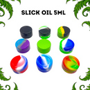Slick Oil Silicone 5ml Reutilizável Resistente Portátil Tabacaria Headshop Acessório Armazenamento Óleo Extrato