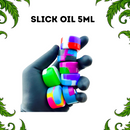 Slick Oil Silicone 5ml Reutilizável Resistente Portátil Tabacaria Headshop Acessório Armazenamento Óleo Extrato