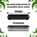 Bolador Enrolador De Cigarros Metal 110mm Automático Resistente Seda Tabacaria Headshop Papel Longo King Size
