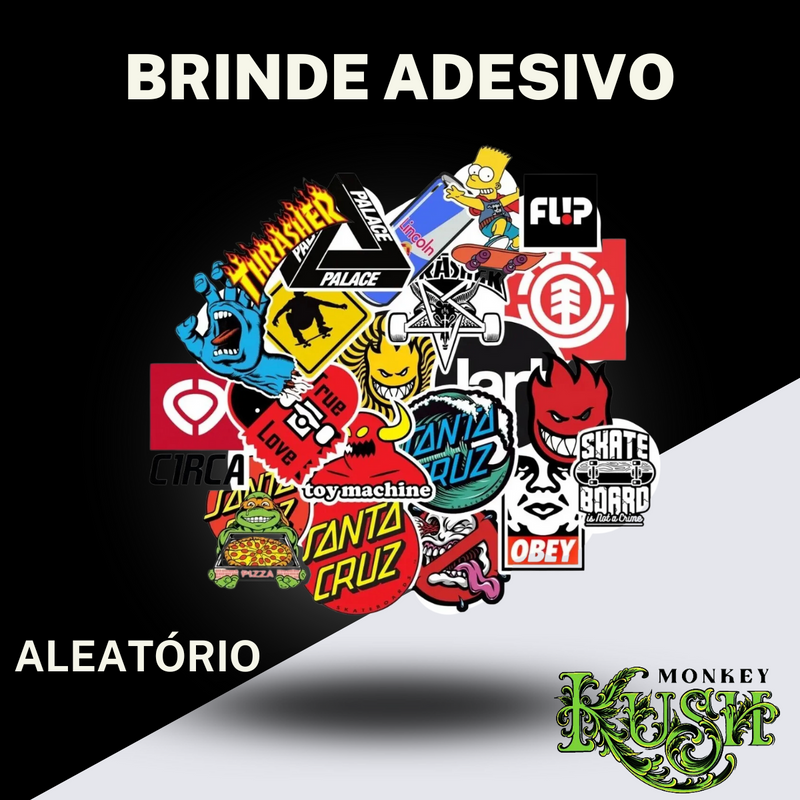 Kit Fumo Case Slick Silicone Cuia Tesoura Adesivo De Brinde