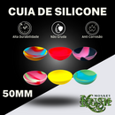 Kit Cuia 50mm + Slick De Silicone 10ml Tesoura Seda Piteira