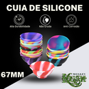 Kit Cuia 50mm + Slick De Silicone Dichavador Tubete Tesoura