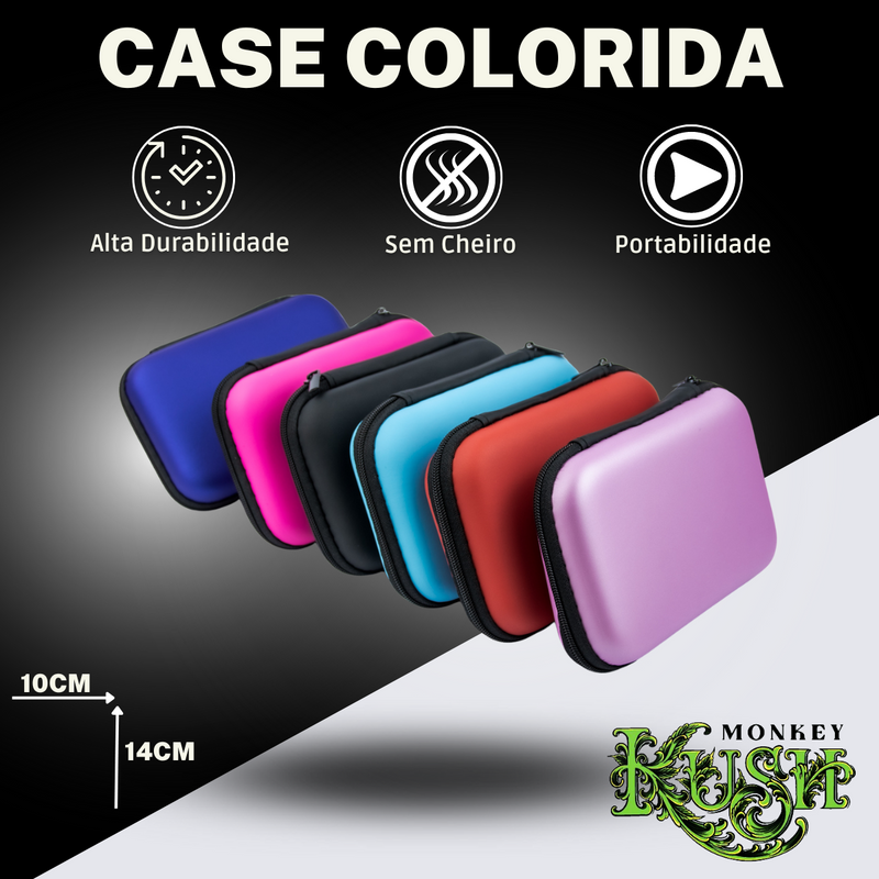 Kit Fumo Case Seda Piteira Bolador Filtro Cuia Slick Mocó