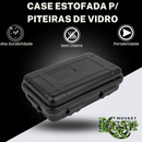Kit Case + 3 Seda De Vidro Zip Lock Slick Silicone Pilão