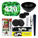 Kit Bandeja Seda Sabor Slick Cuia Tubete Piteira Vidro