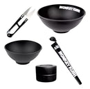 Kit 2 Cuia + Slick De Silicone Tubete Mocó Tesoura Dobravél