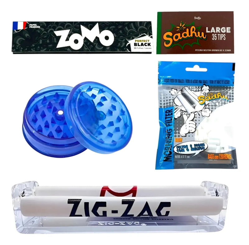 Bolador Automatico Para Fumos + Dichavador + Filtros + Seda