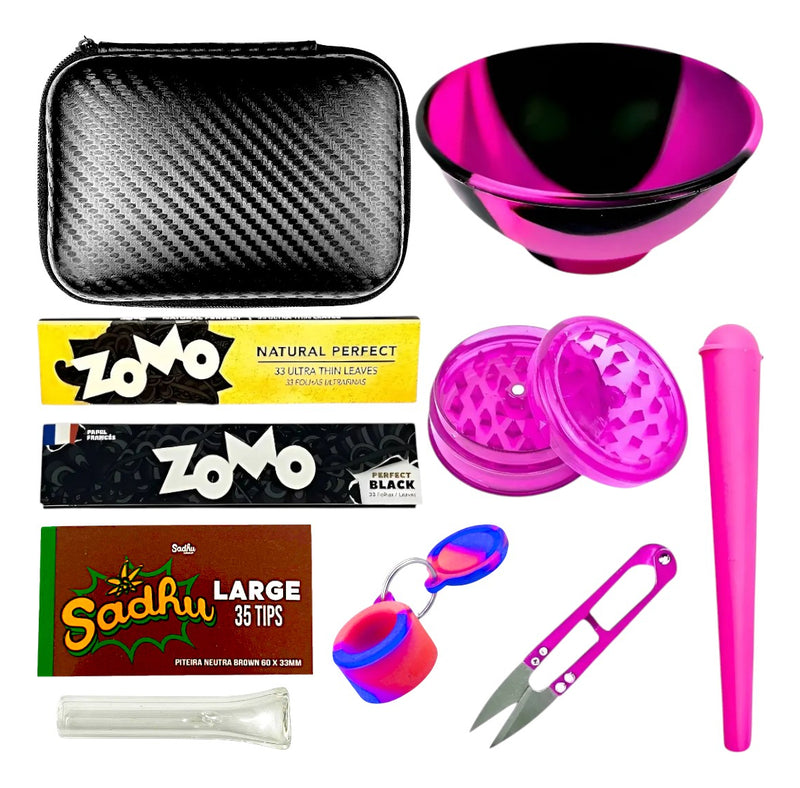 Kit Case Seda Zomo Piteira Slick Tubete Tesoura Dichavador