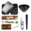 Kit Fumo Case Seda Piteira De Vidro Cuia Tubete Mocó Tesoura