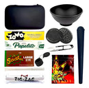 Kit Case Seda Bolador Cuia Tubete Mocó Dichavador Tesoura