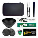 Kit Case Dichavador Seda Zomo Tesoura Cuia Mocó Piteira