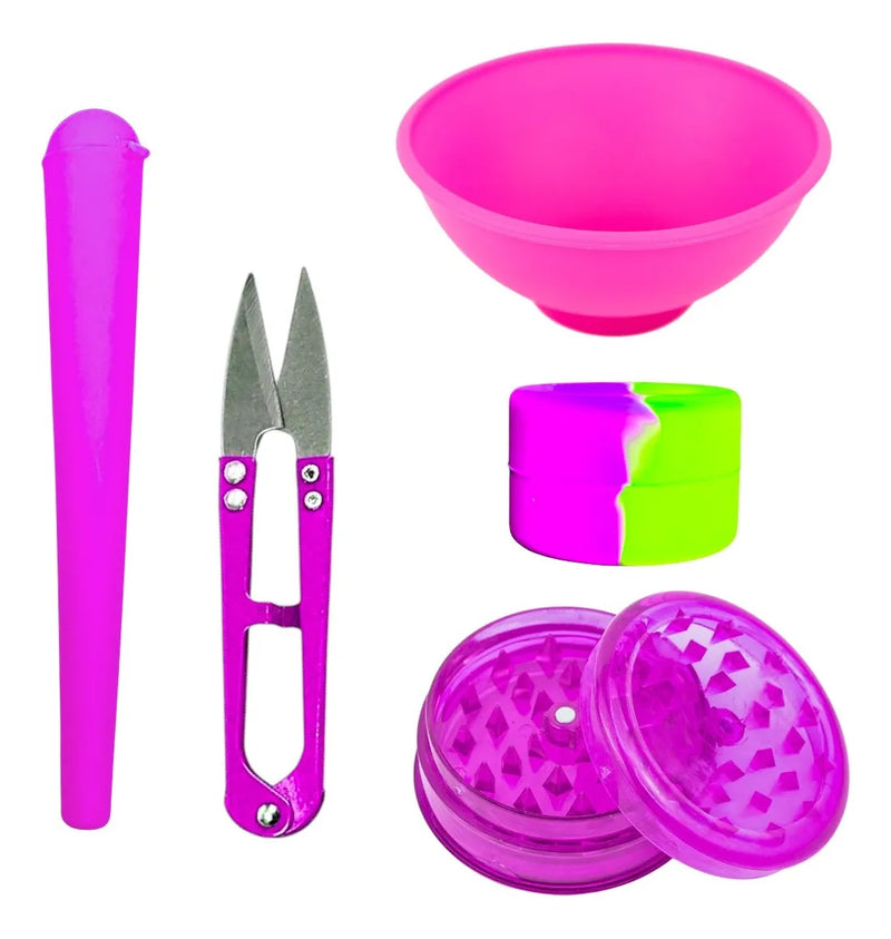 Kit Cuia 67mm De Silicone Slick Tubete Tesoura Dichavador