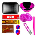 Kit Case Seda Tubete Cuia Tesoura Slick Dichavador Piteira