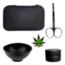 Kit Case Tesoura Metal Cuia Grande Slick + Adesivo Brinde