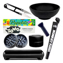Kit Bolador Fumo Dichavador Slick Cuia Porta Cigarros Tubete