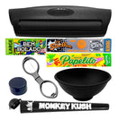 Kit Bolador Seda Tesoura Dobrável Slick Cuia Porta Cigarros