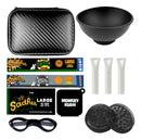 Kit Fumo Cuia Seda Longa Piteira De Vidro Dichavador Slick