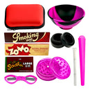 Kit Case Slick Seda Piteira Tesoura Tubete Cuia Dichavador