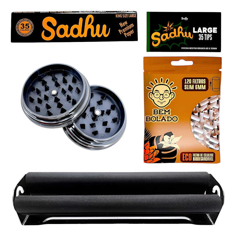 Bolador Automatico Para Fumos + Dichavador + Filtros + Seda