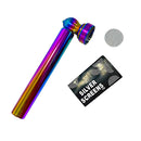 Cachimbo Fumo Metal Pipe Arco-íris C/ Dichavador + Tela