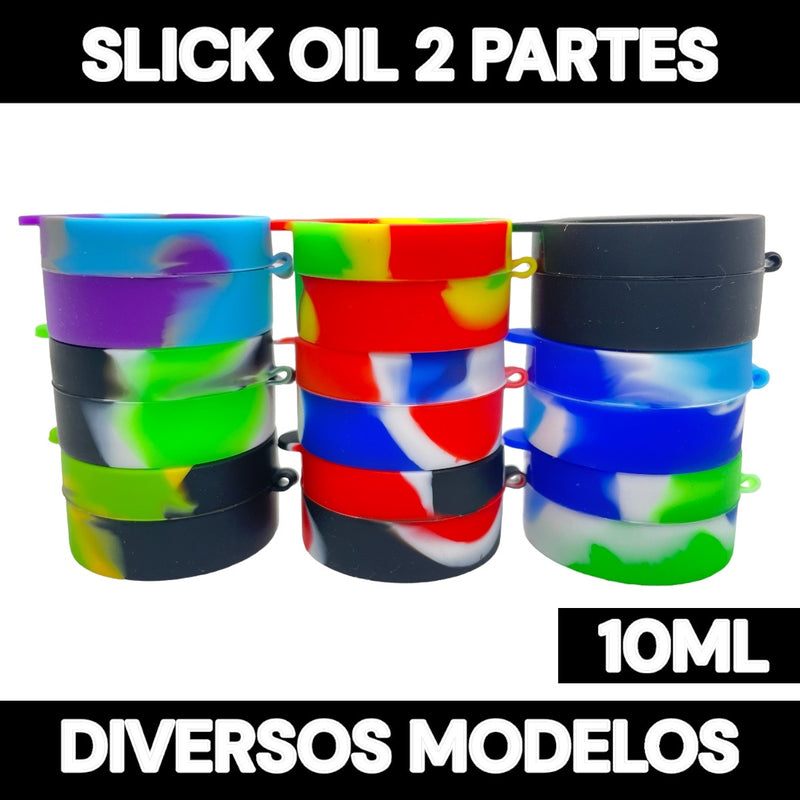 Slick 10ml Silicone 2 Divisórias Anti Queima Não Gruda