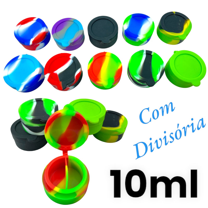 Slick 10ml Silicone 2 Divisórias Anti Queima Não Gruda
