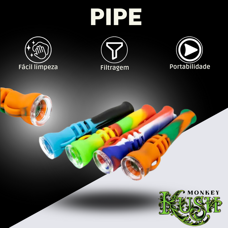 Kit Case Sedas Dichavador Piteira Mocó + Brinde Cachimbo