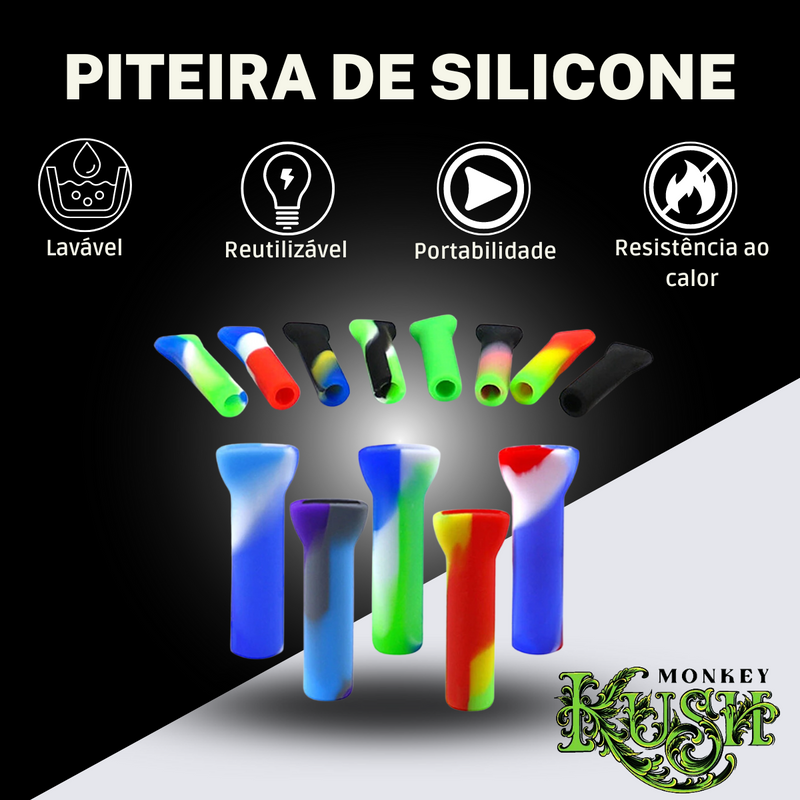 Kit Fumo Slick Seda Tesoura Porta Mocó Cuia Piteira De Vidro