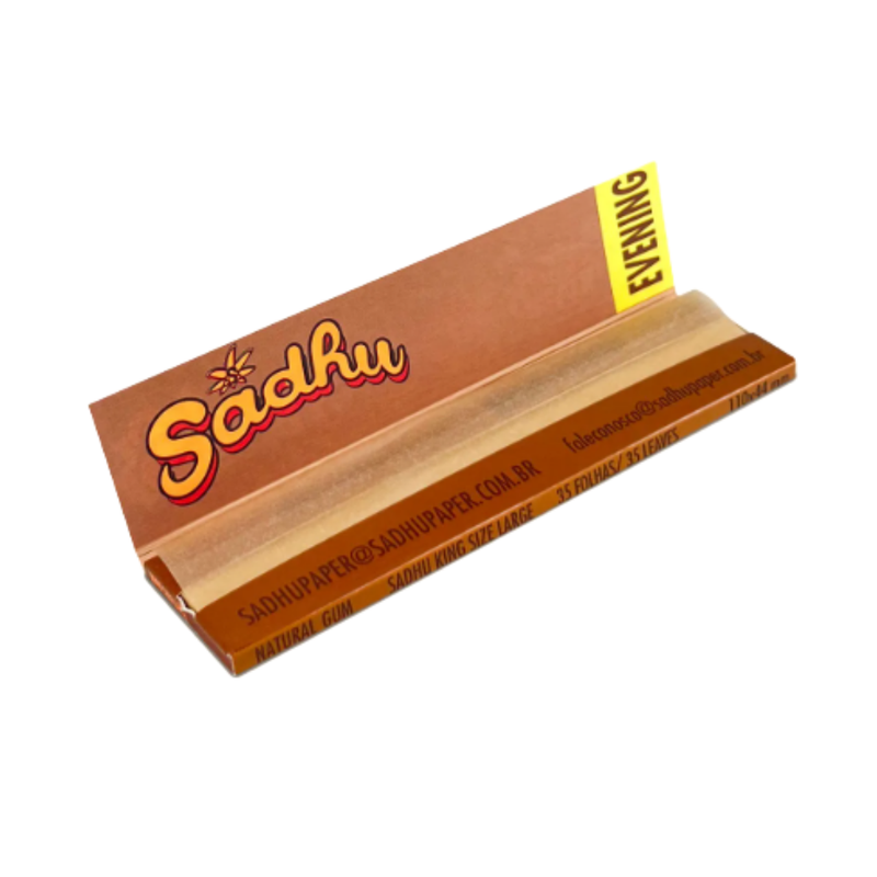 Seda Sadhu King Size Brown Evening Large (50 folhas) – Unidade