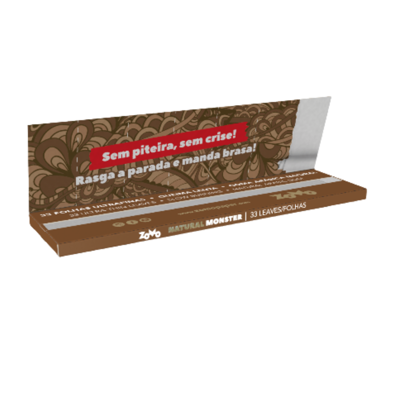 Seda Zomo Monster Brown Natural King Size 50PC/CX