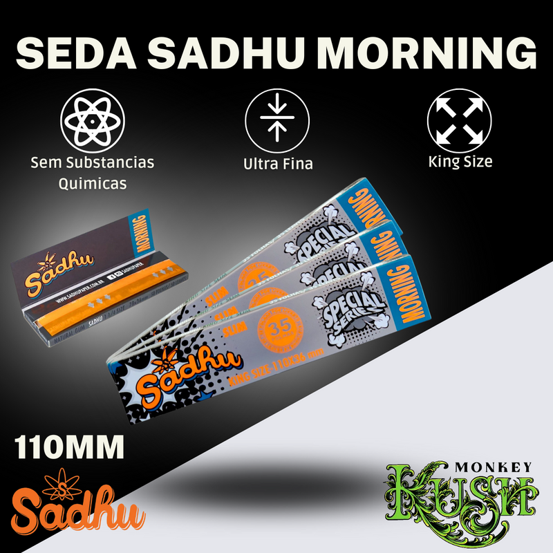 Kit Fumo Slick Seda Tesoura Porta Mocó Cuia Piteira De Vidro